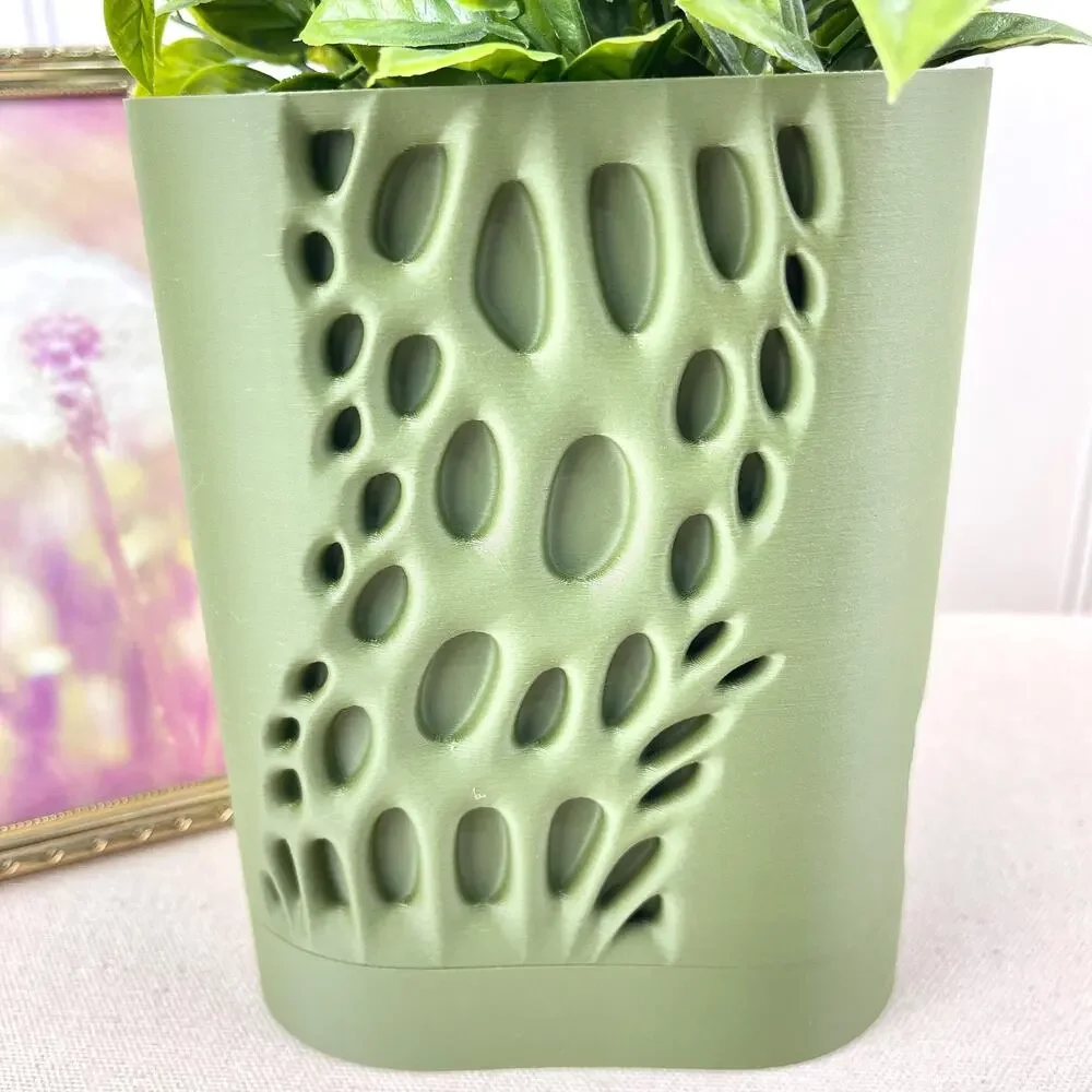 Organic Sculptural Planter, Vapor Planter Pot, Tabletop Indoor Planter